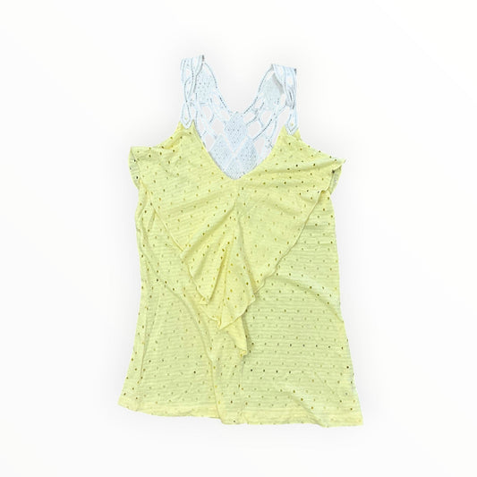 Top Sleeveless By Maurices In Yellow, Size:S