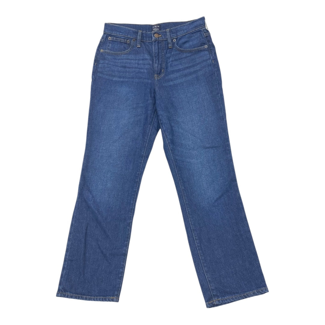 Jeans Straight By J. Crew In Blue, Size:6