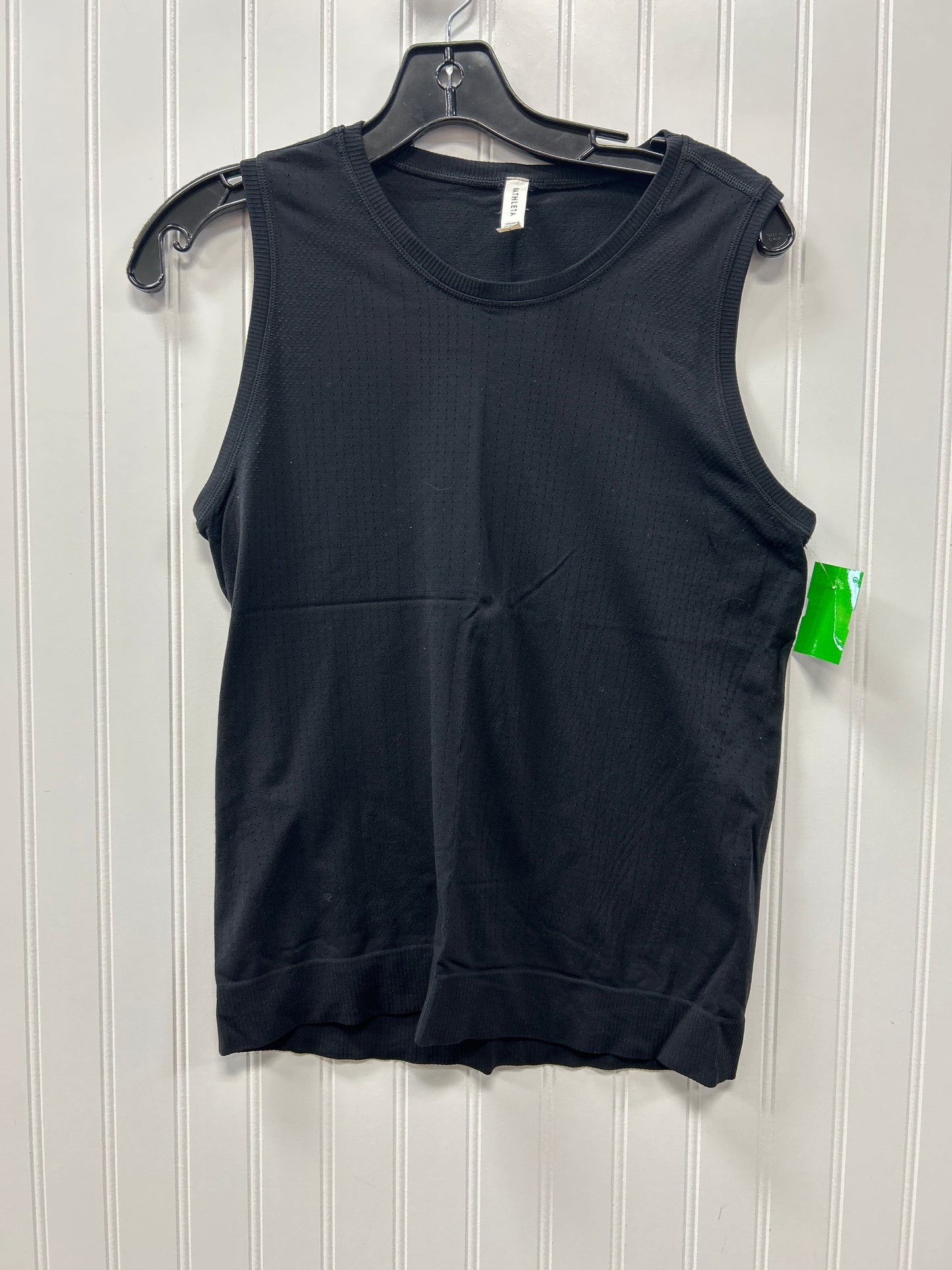 Athletic Tank Top By Athleta In Black, Size:S