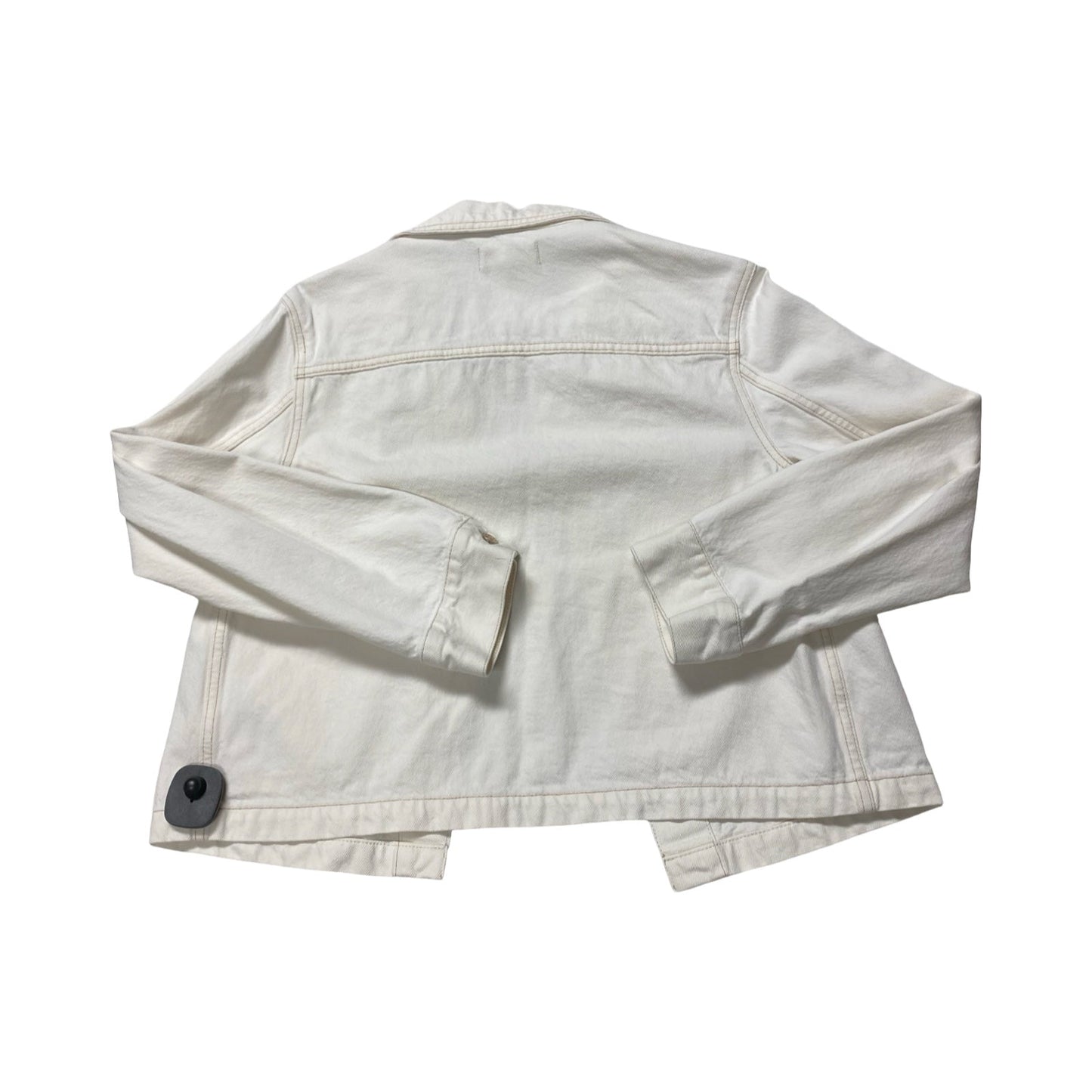 Jacket Denim By Madewell In Cream, Size:S