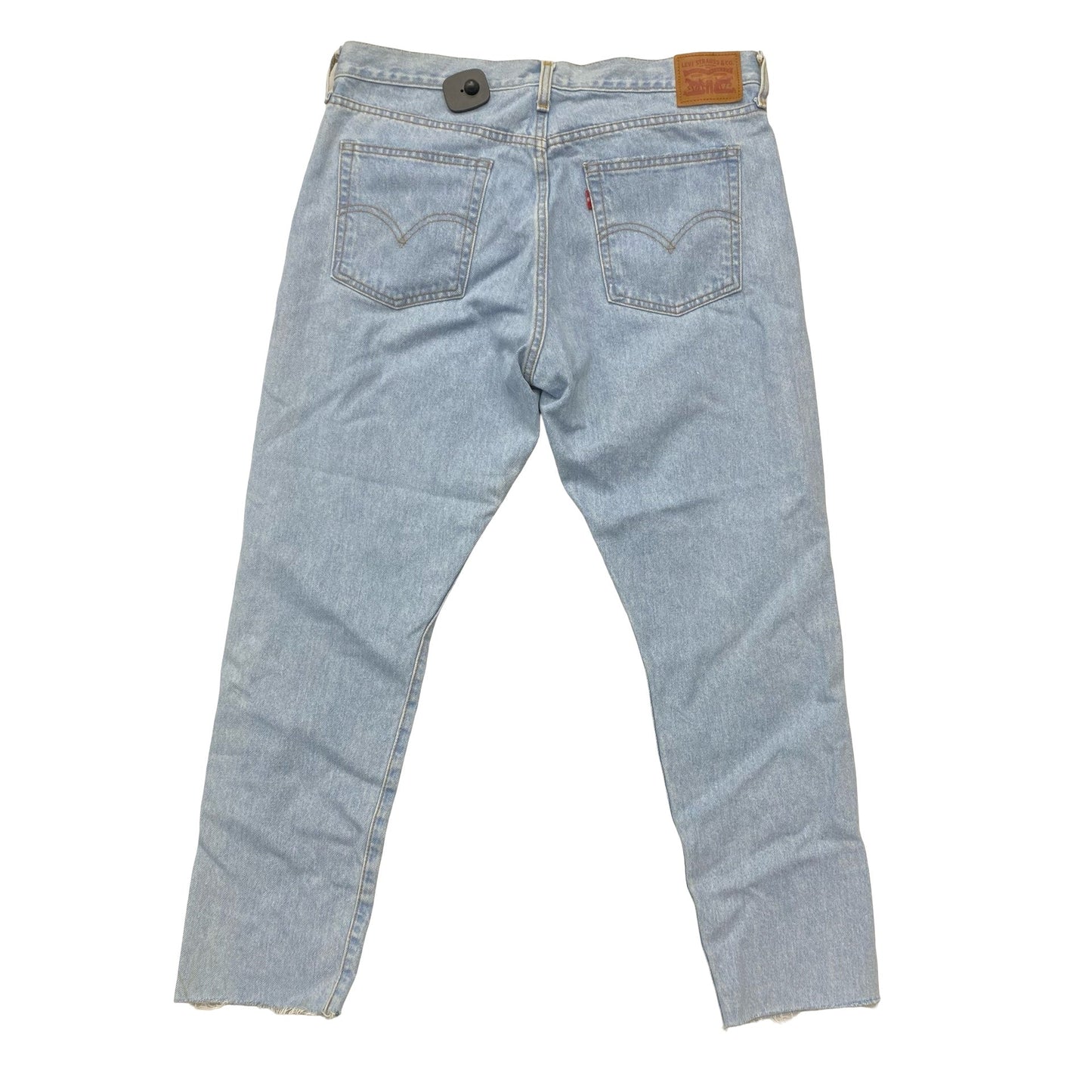 Jeans Straight By Levis In Blue Denim, Size:14