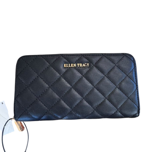 Wallet By Ellen Tracy In Black, Size:Large