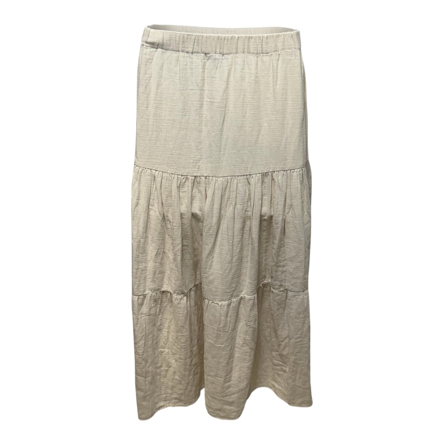 Skirt Maxi By Drew In Cream, Size: M