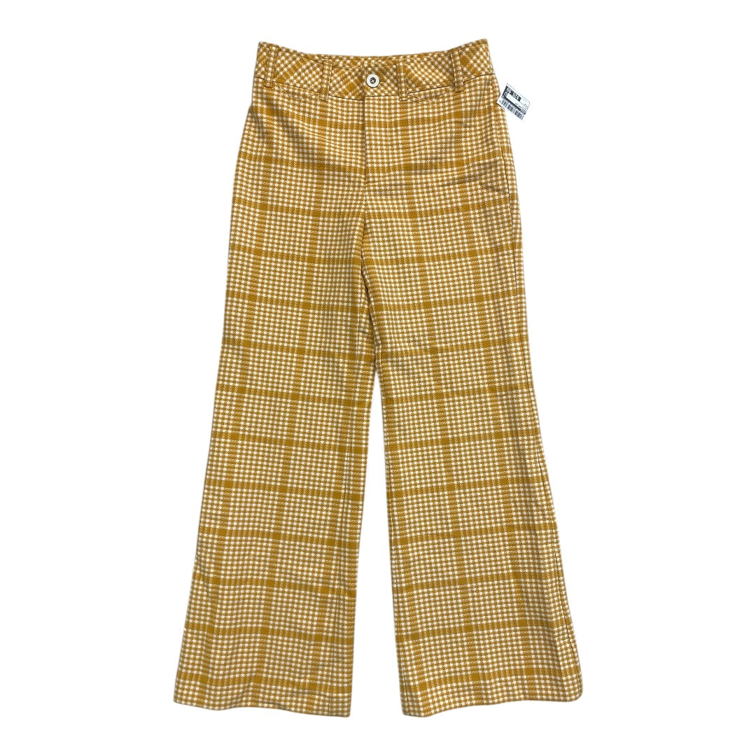 Pants Wide Leg By Maeve In Yellow, Size:4