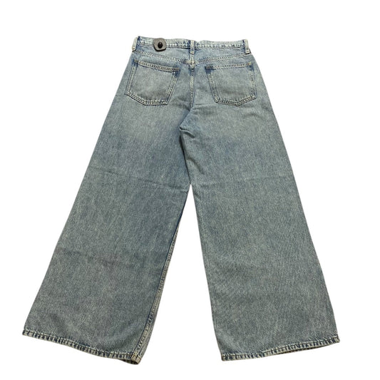 Jeans Wide Leg By Gap In Blue Denim, Size:4