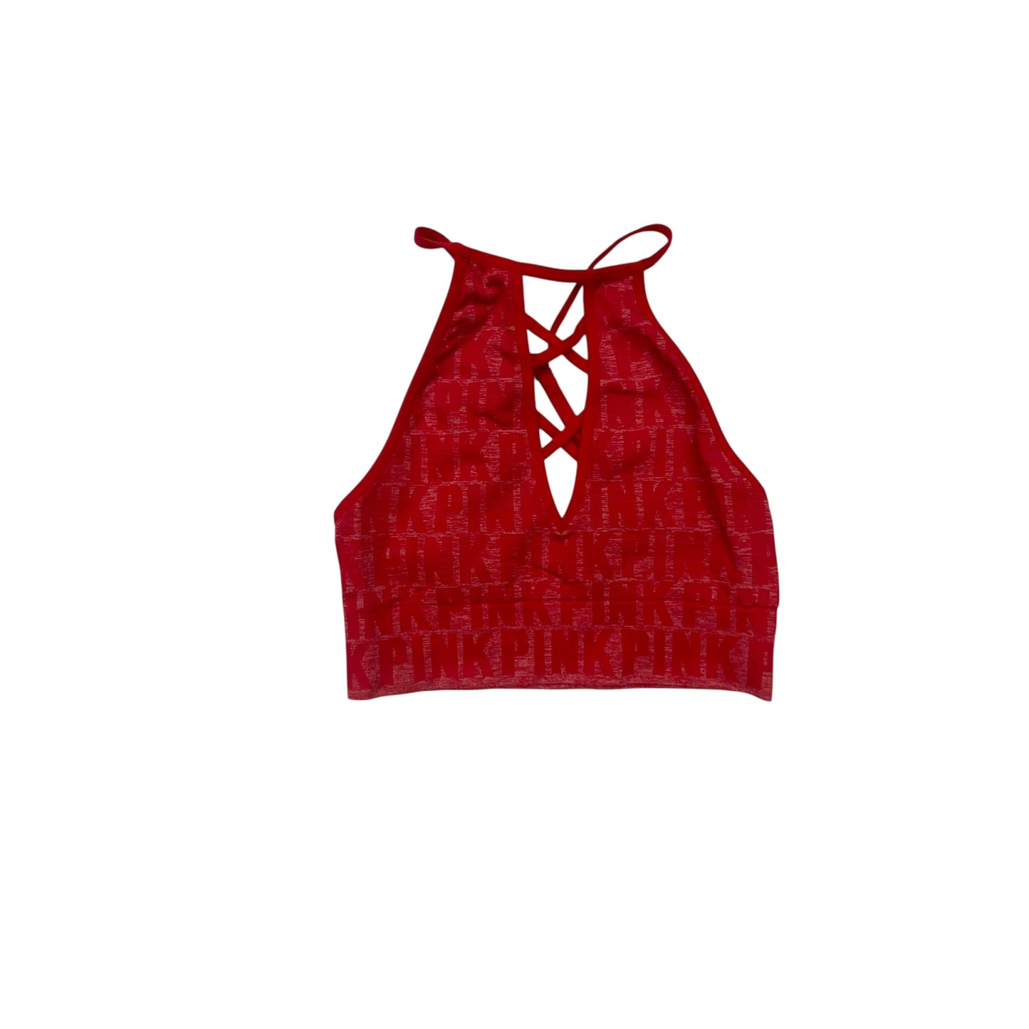 Athletic Bra By Pink In Red, Size:Xs