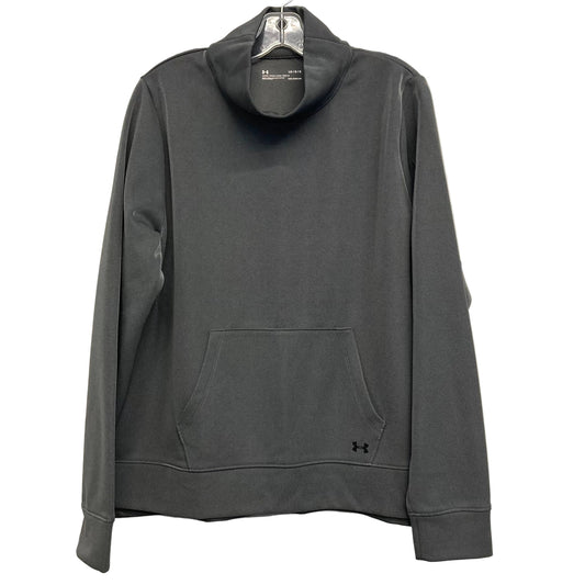 Athletic Top Ls Collar By Under Armour In Grey, Size:L