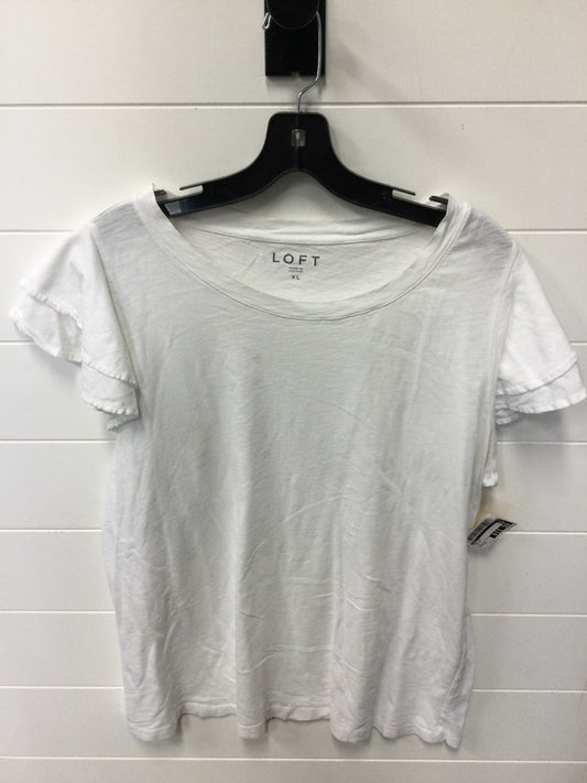 Top Ss By Loft In White, Size:Xl