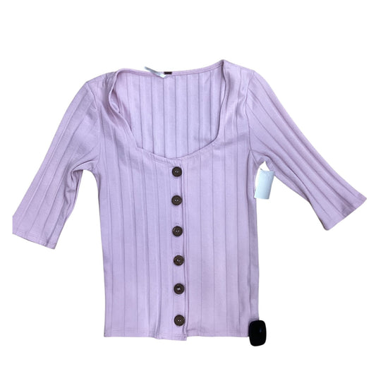 Tunic 3/4 Sleeve By Free People In Pink, Size:S