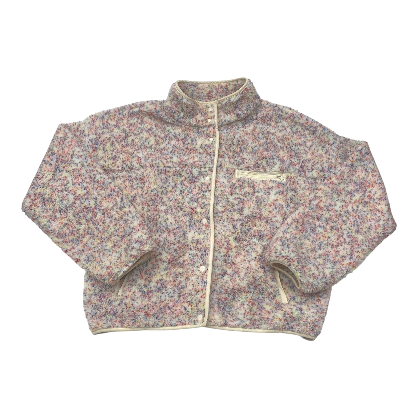 Jacket Fleece By Aerie In Multi, Size:L