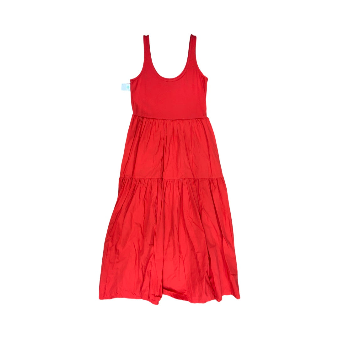 Dress Casual Maxi By J. Crew In Red, Size:S