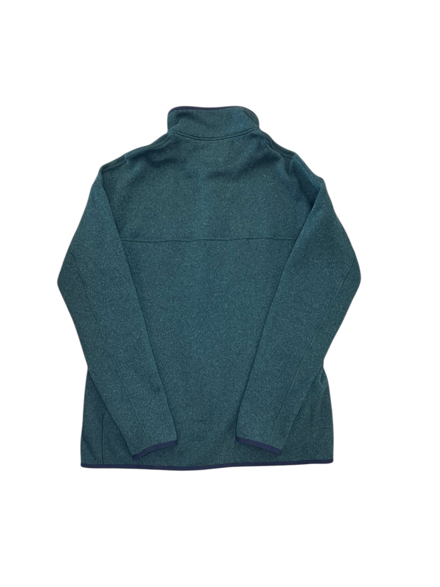 Athletic Top Ls Collar By Patagonia In Green, Size:L
