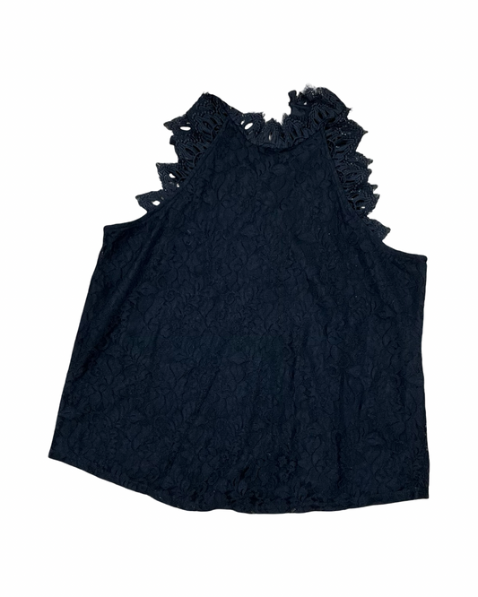 Top Sleeveless By Maurices In Black, Size:L