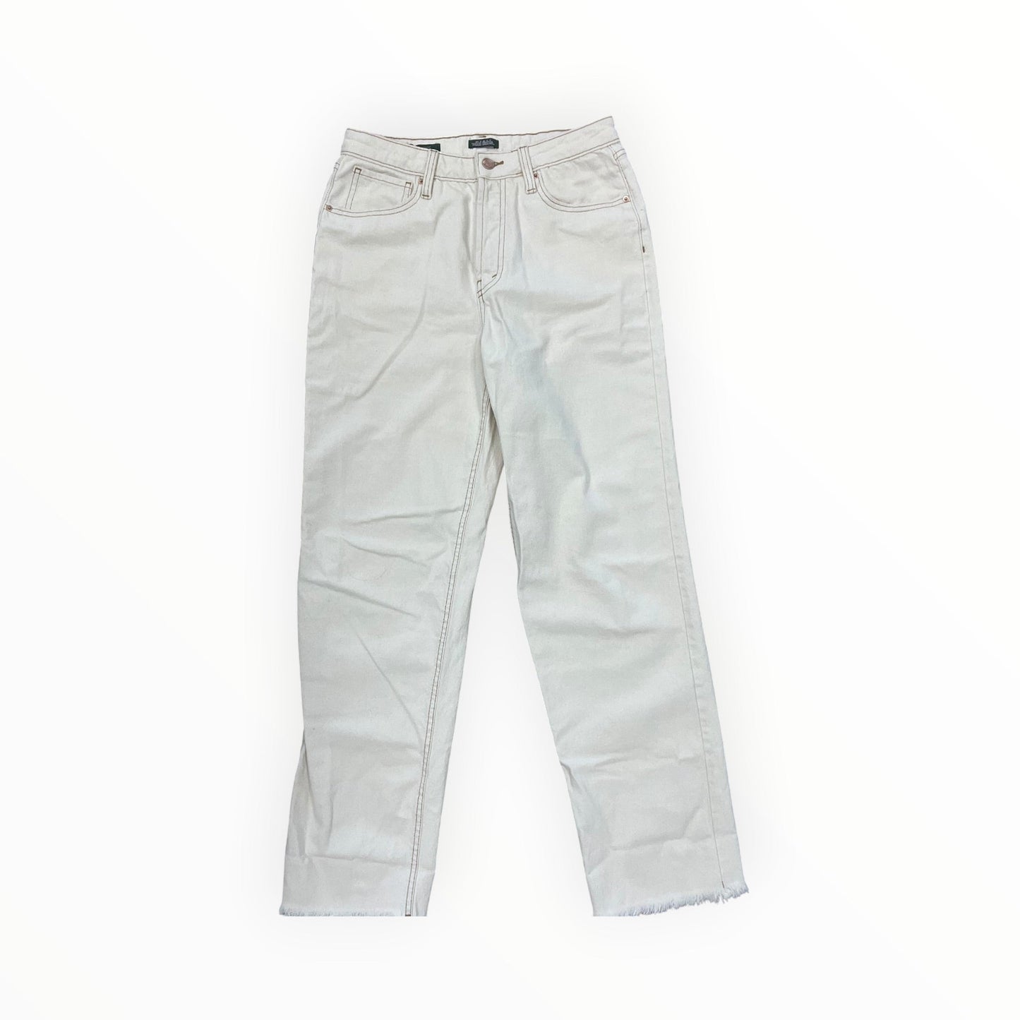 Jeans Wide Leg By Wild Fable In Cream Denim, Size:8