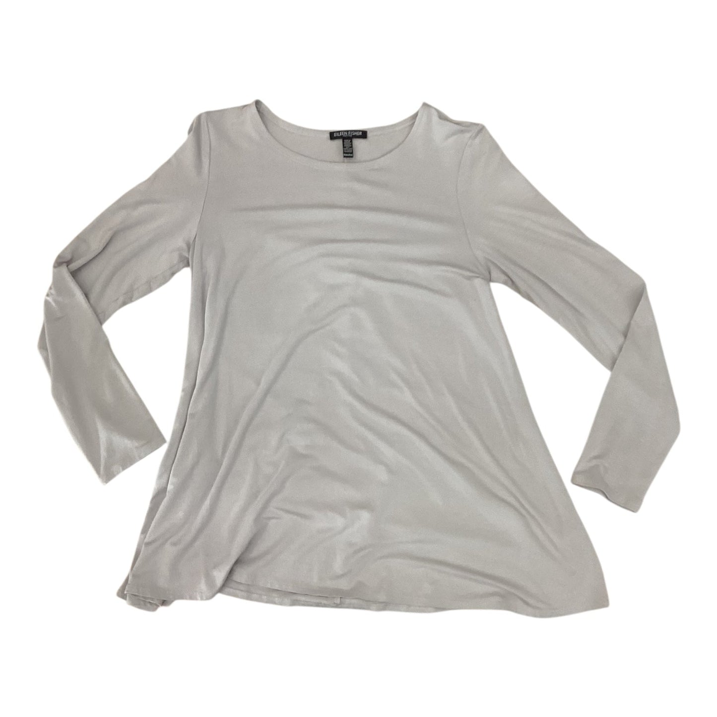 Top Ls By Eileen Fisher In Grey, Size:Mp