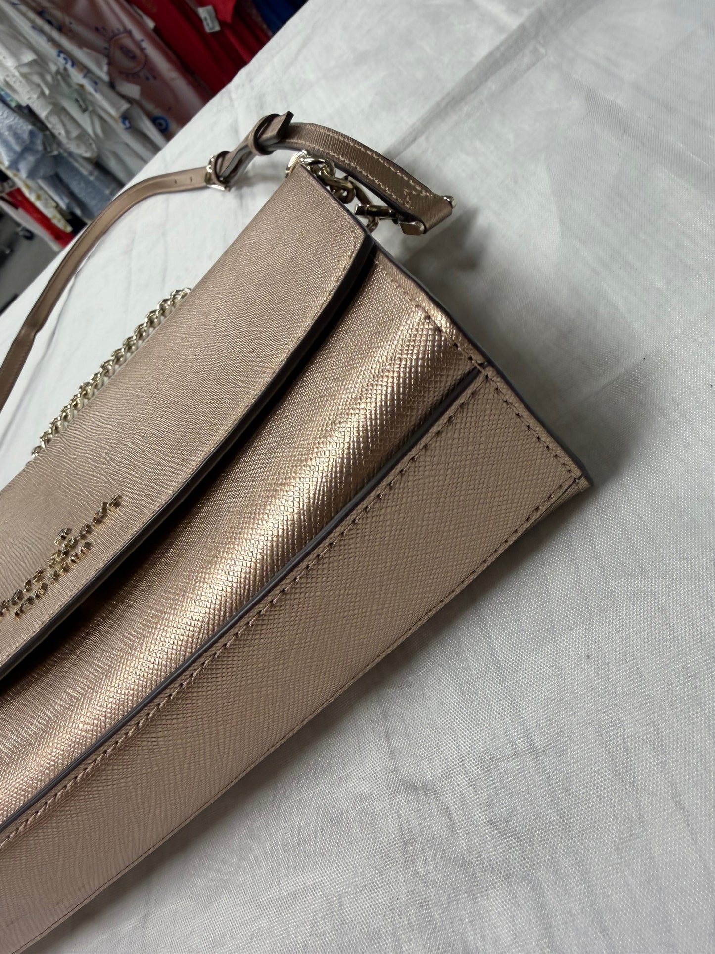 Crossbody Designer By Kate Spade In Rose Gold, Size:Small
