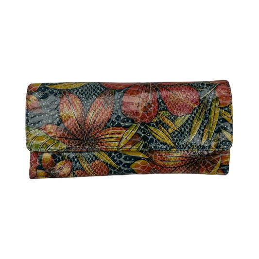 Wallet Leather By Hobo Intl In Floral Print, Size:Large