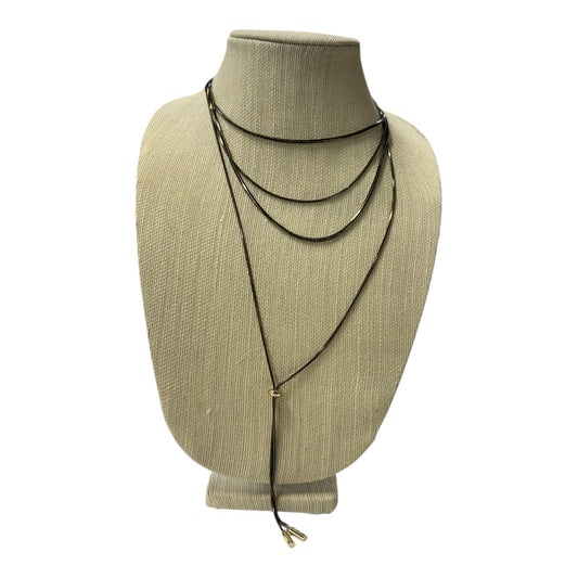 Necklace Layered  In Bronze