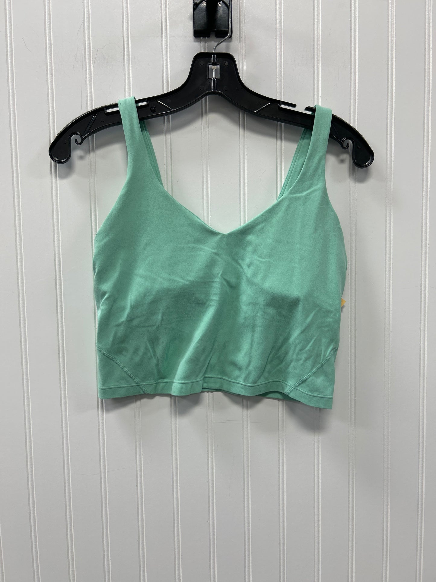 Athletic Tank Top By Lululemon In Aqua, Size:8