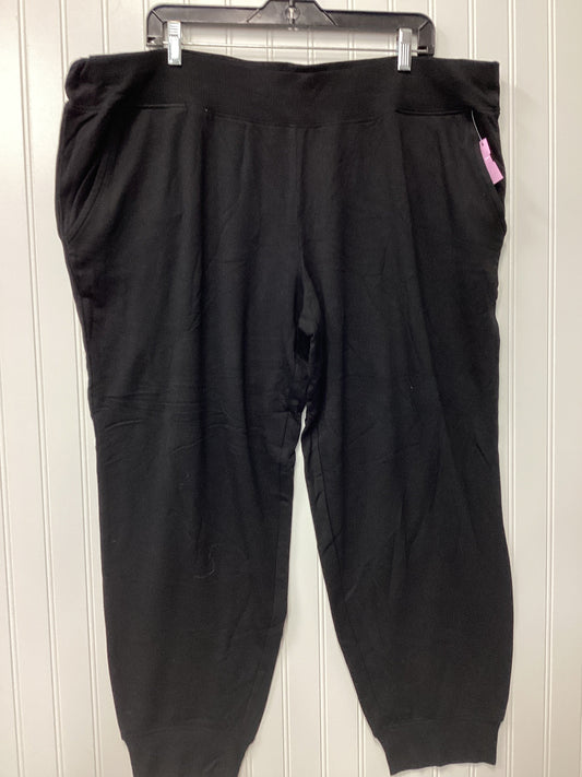 Pants Lounge By Soma In Black, Size:1X
