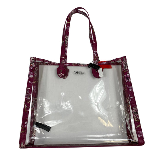 Tote By White House Black Market In Clear, Size:Medium