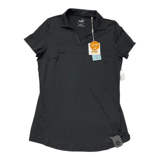 Athletic Top Ss By Puma In Black, Size:S