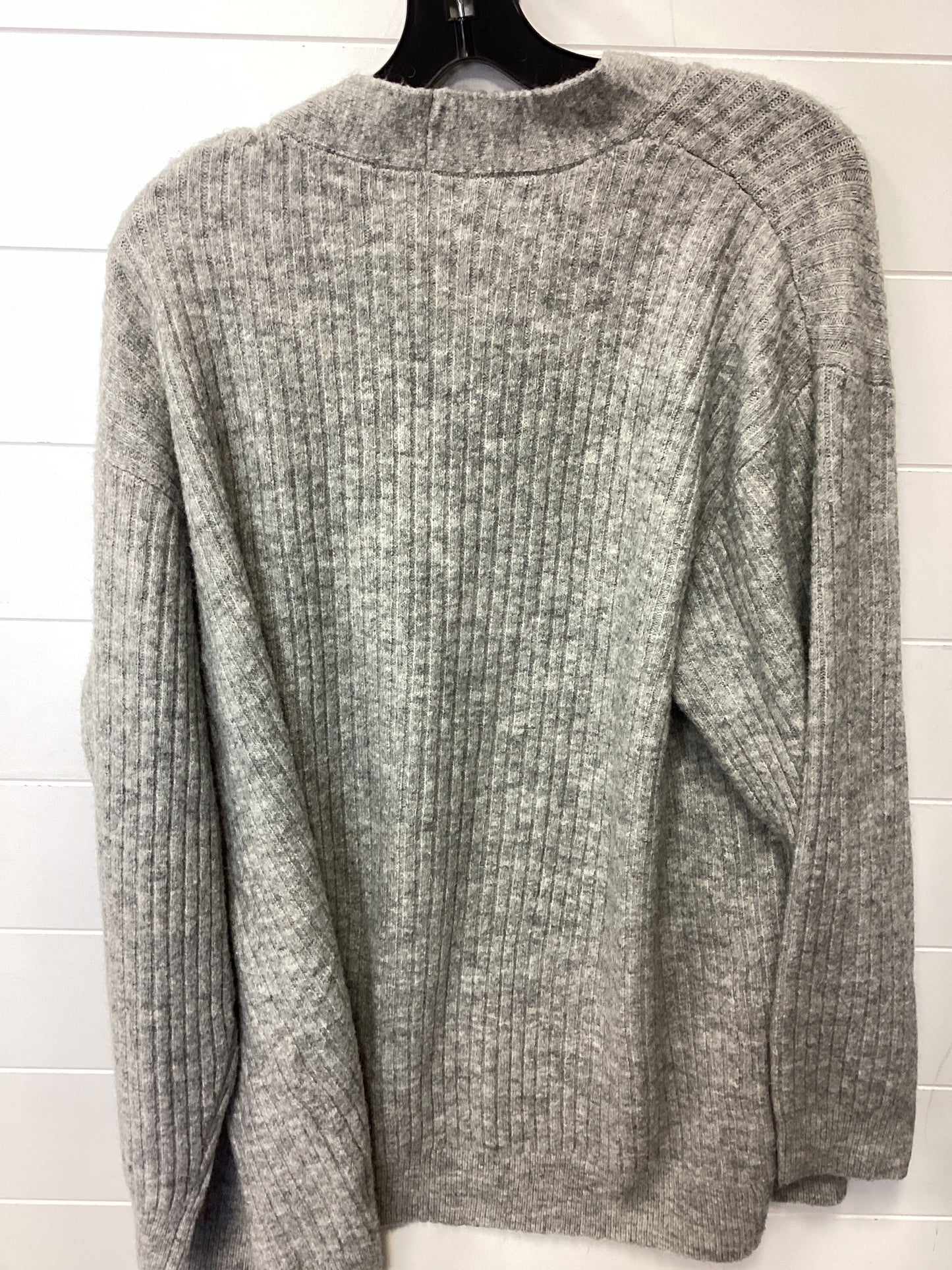 Sweater Cardigan By H&M In Grey, Size:S