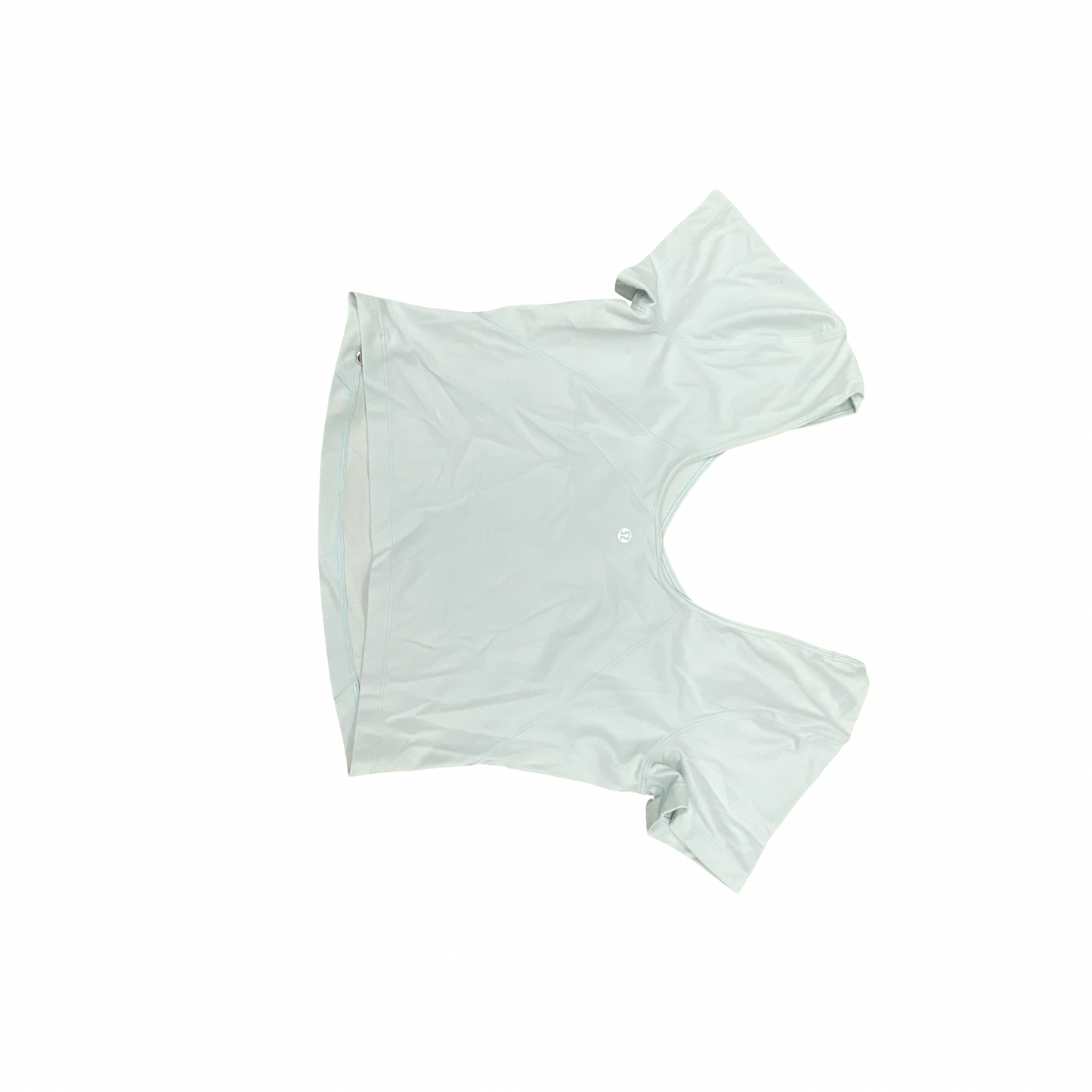 Athletic Top Ss By Lululemon In Blue, Size:10