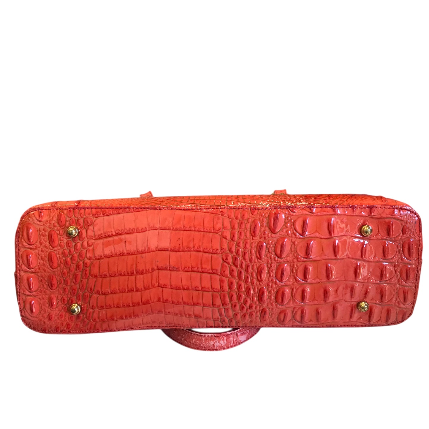 Handbag Designer By Brahmin In Orange, Size:Medium