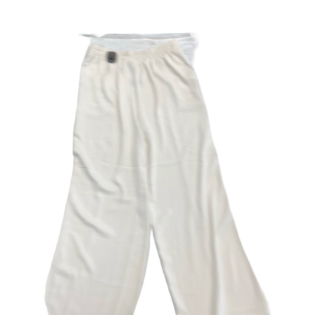 Pants Wide Leg By Melloday In Cream, Size:L