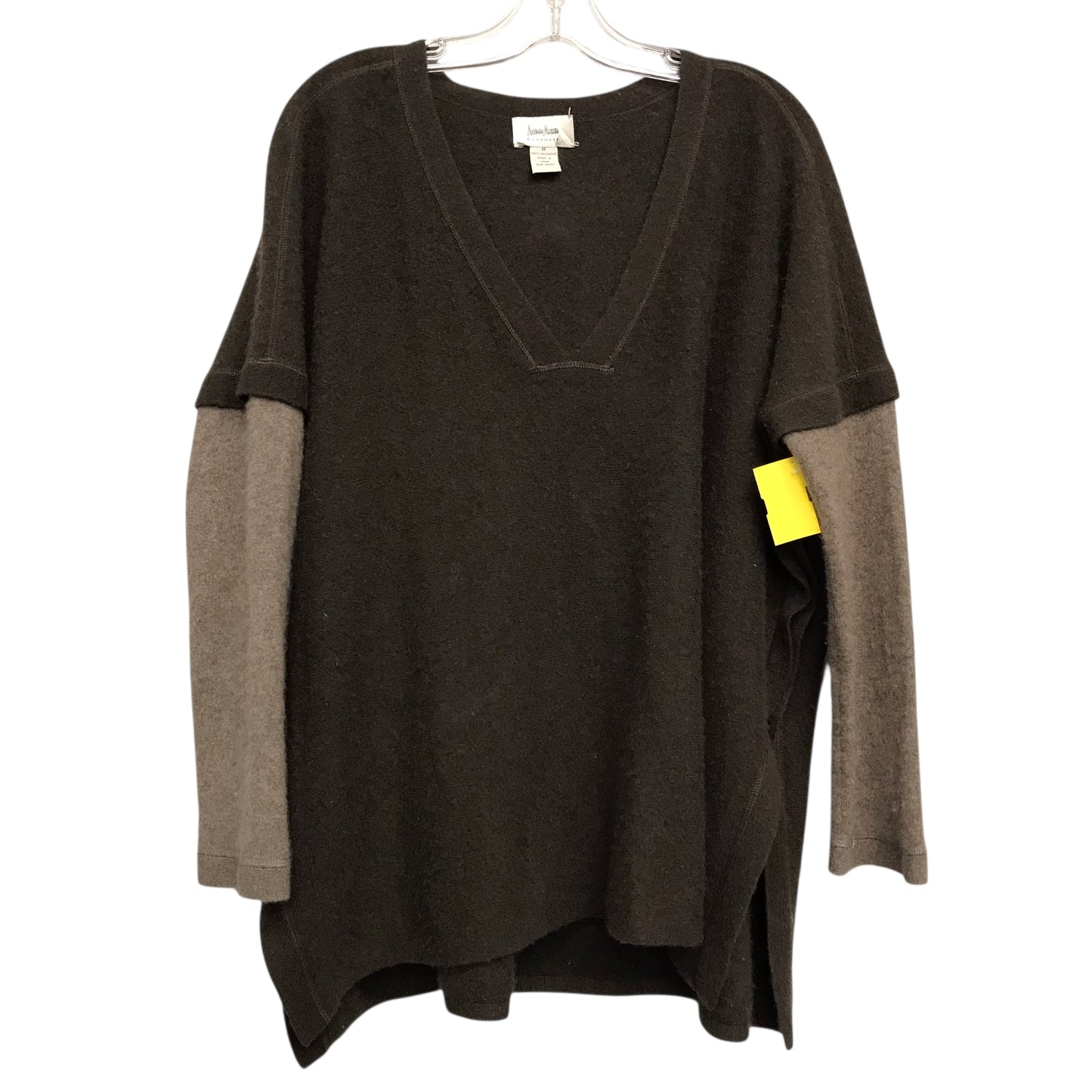 Sweater Designer By Neiman Marcus In Brown, Size:M