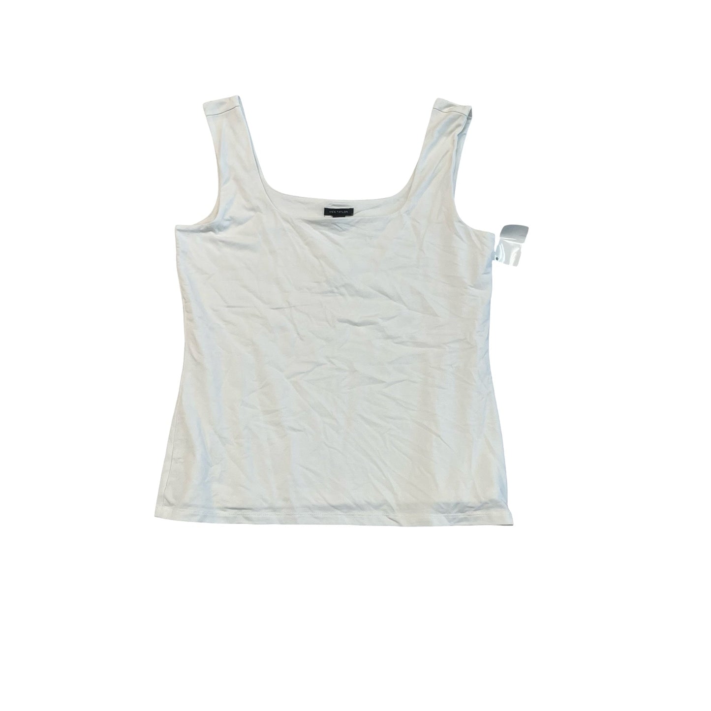 Top Sleeveless By Ann Taylor In Cream, Size:M