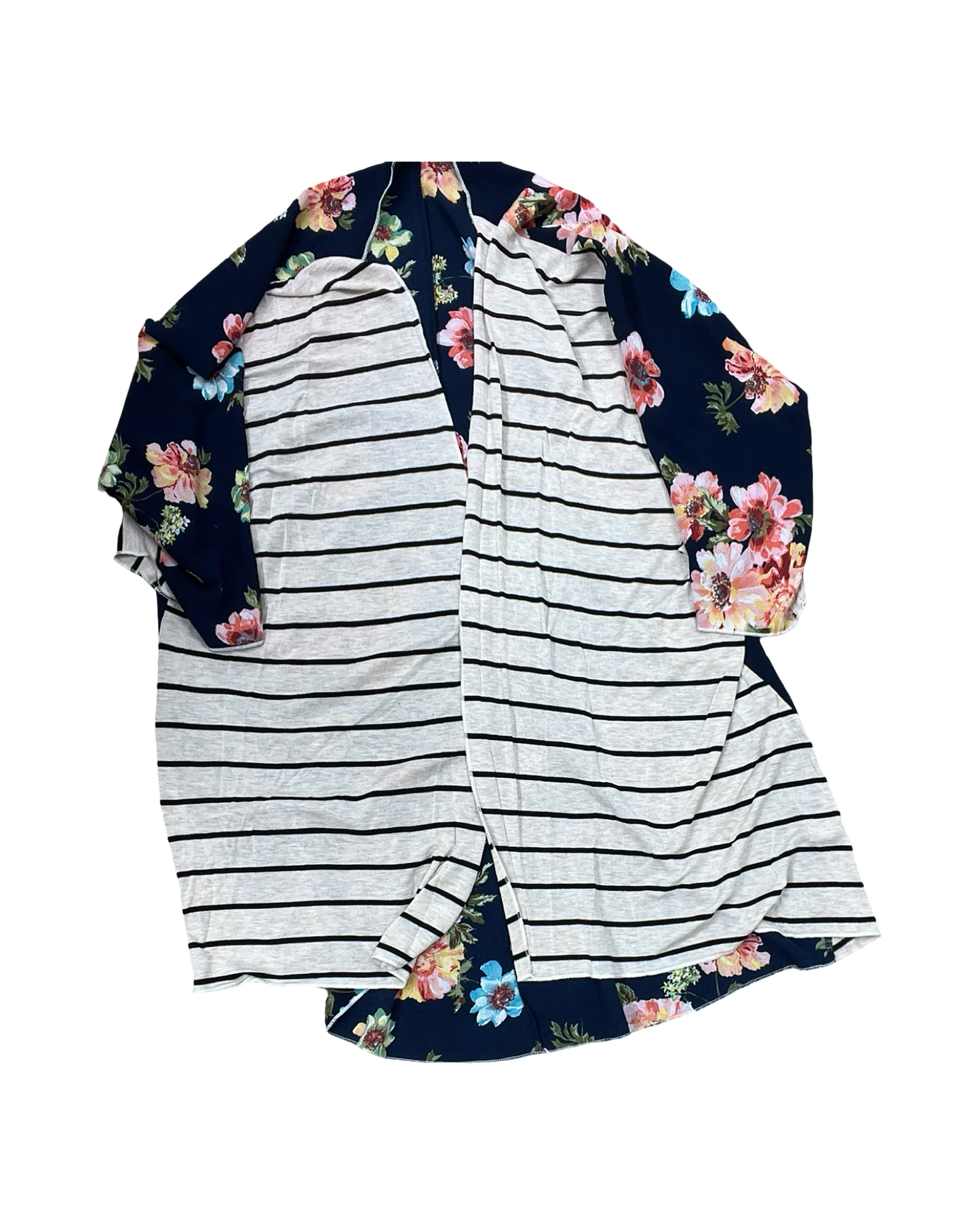Cardigan By Clothes Mentor In Navy, Size:L