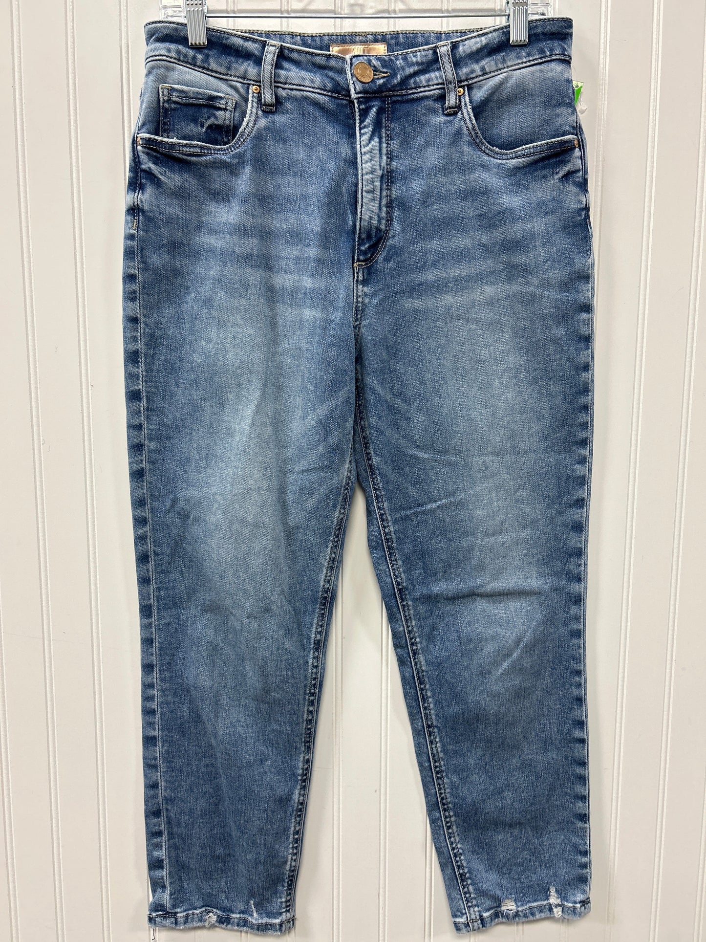 Jeans Skinny By Kut In Blue Denim, Size:8