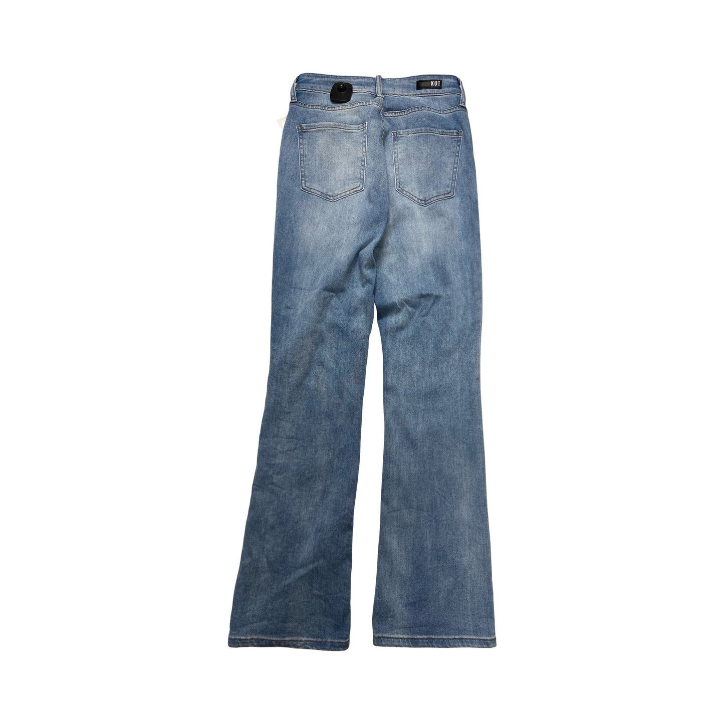 Jeans Straight By Kut In Blue Denim, Size:2