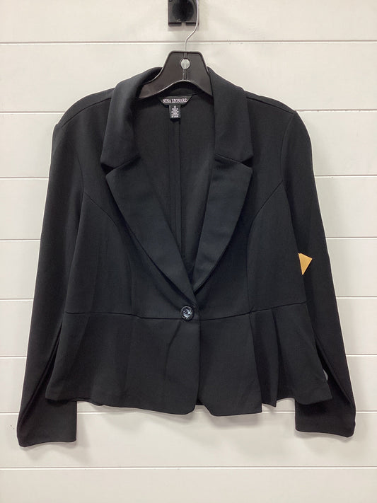 Top Ls By Nina Leonard In Black, Size:M
