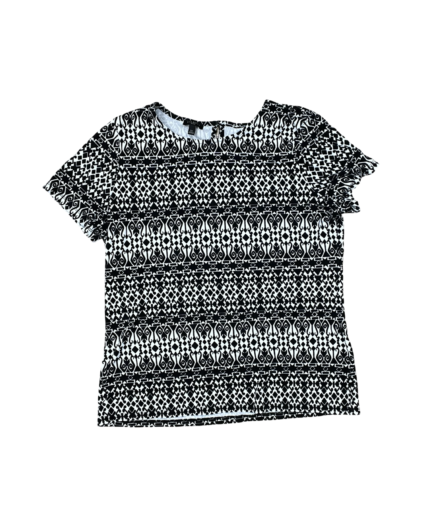 Top Ss By Talbots In Black & White, Size:Lp