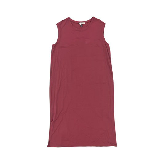 Dress Casual Midi By Eileen Fisher In Pink, Size:L