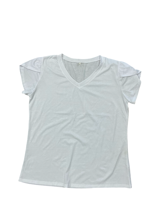 Top Ss By Clothes Mentor In White, Size:Xl