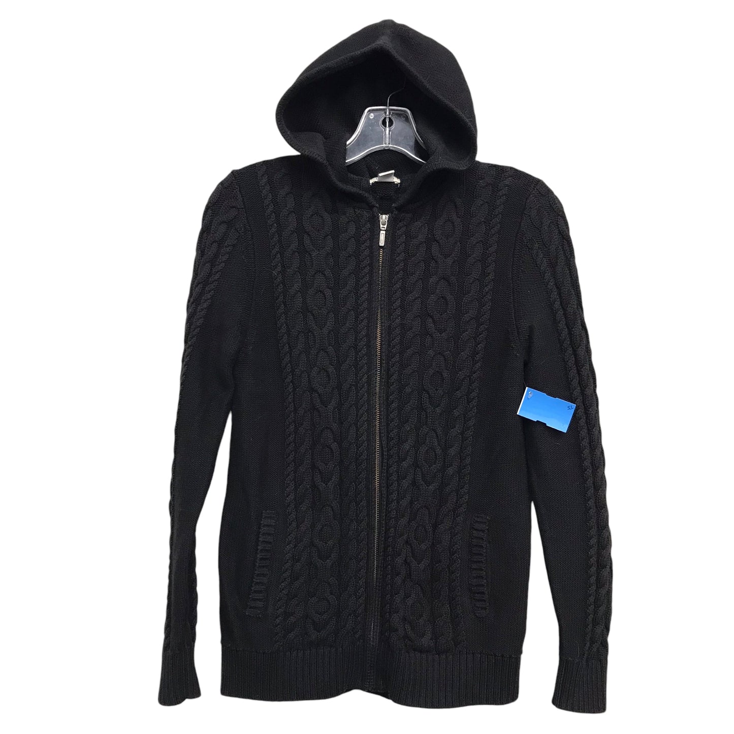 Sweater Cardigan By L.L. Bean In Black, Size:S