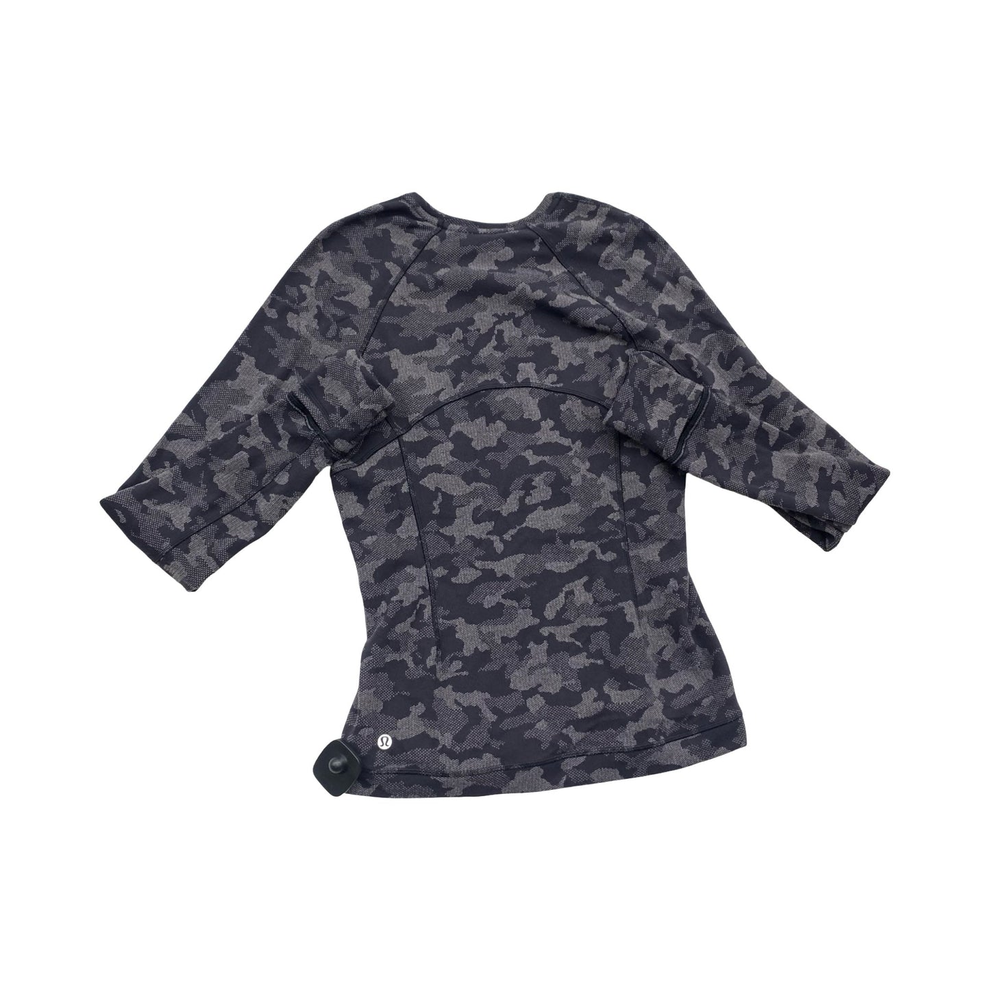 Athletic Top Ls Crewneck By Lululemon In Camouflage Print, Size:6
