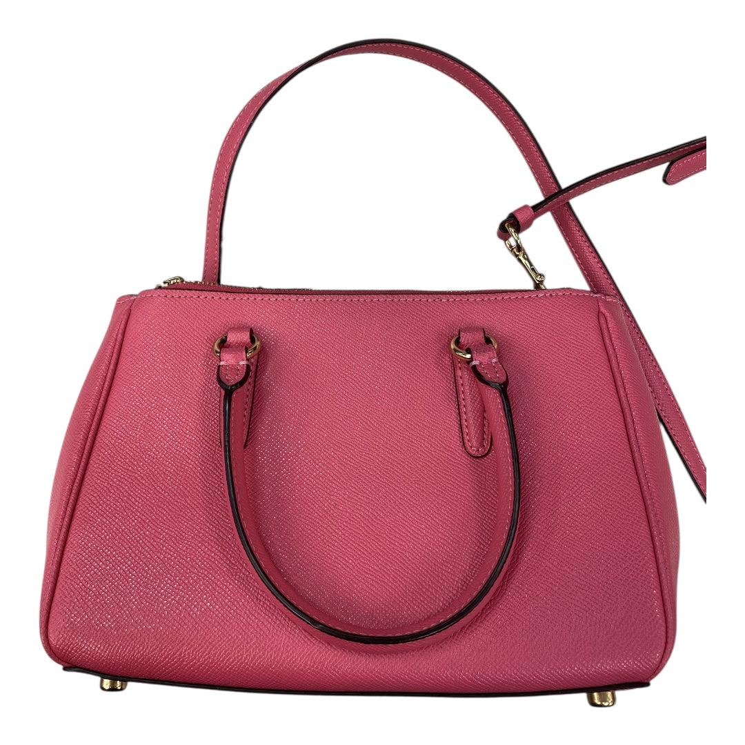 Handbag Designer By Coach In Pink, Size:Small