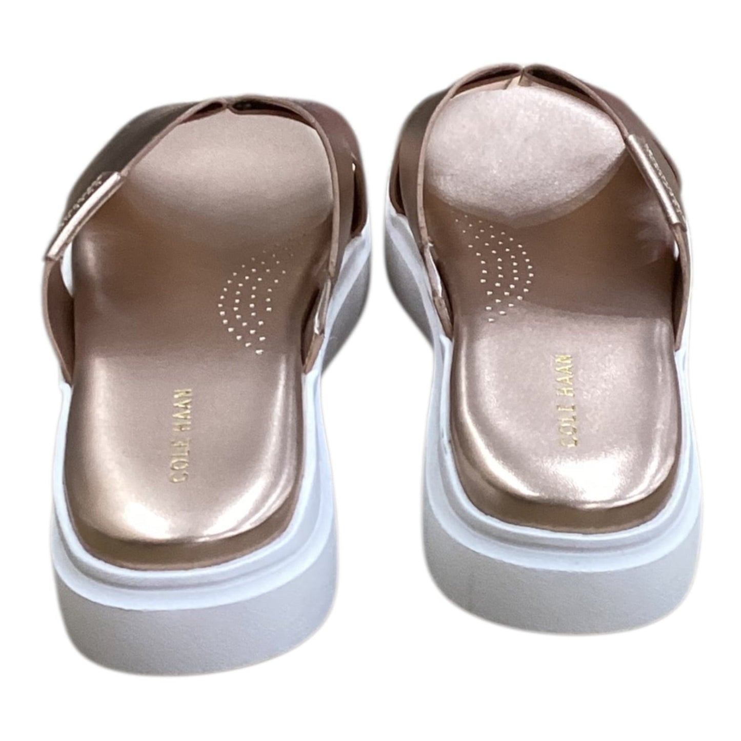 Sandals Flats By Cole-Haan In Rose Gold, Size:9.5