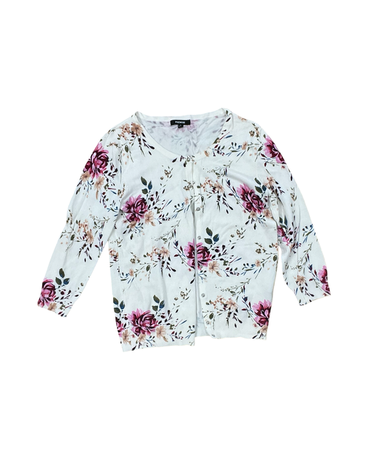 Cardigan By Premise In White, Size:S