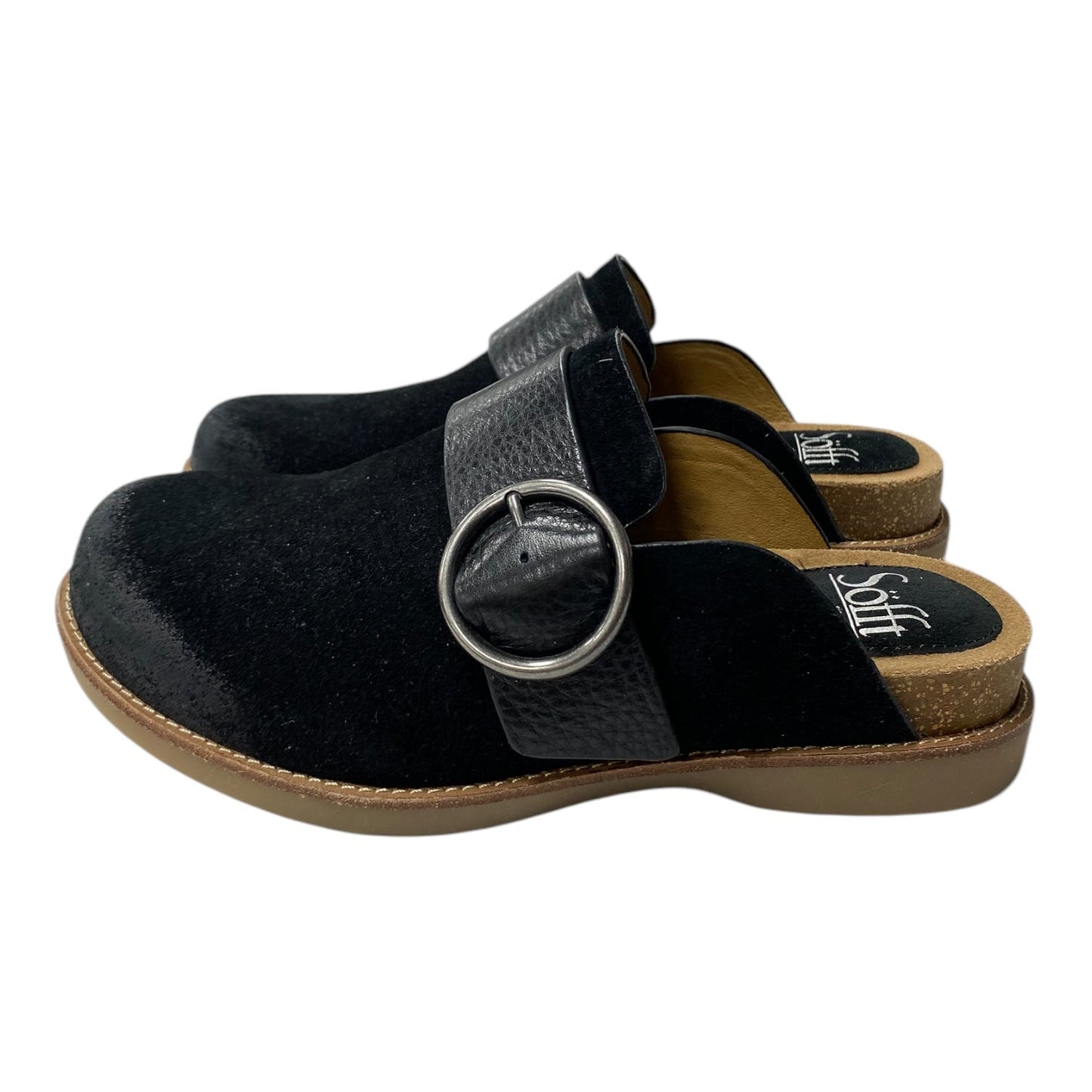 Shoes Flats By Sofft In Black, Size:6.5