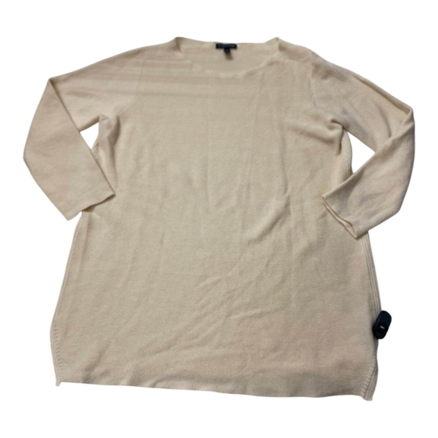 Sweater Designer By Eileen Fisher In Beige, Size:M