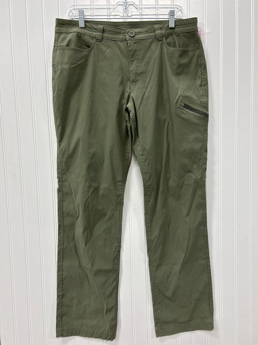 Athletic Pants By Eddie Bauer In Green, Size:12