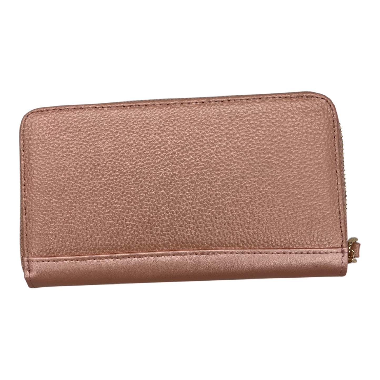 Wallet Leather By Clothes Mentor In Pink, Size:Large