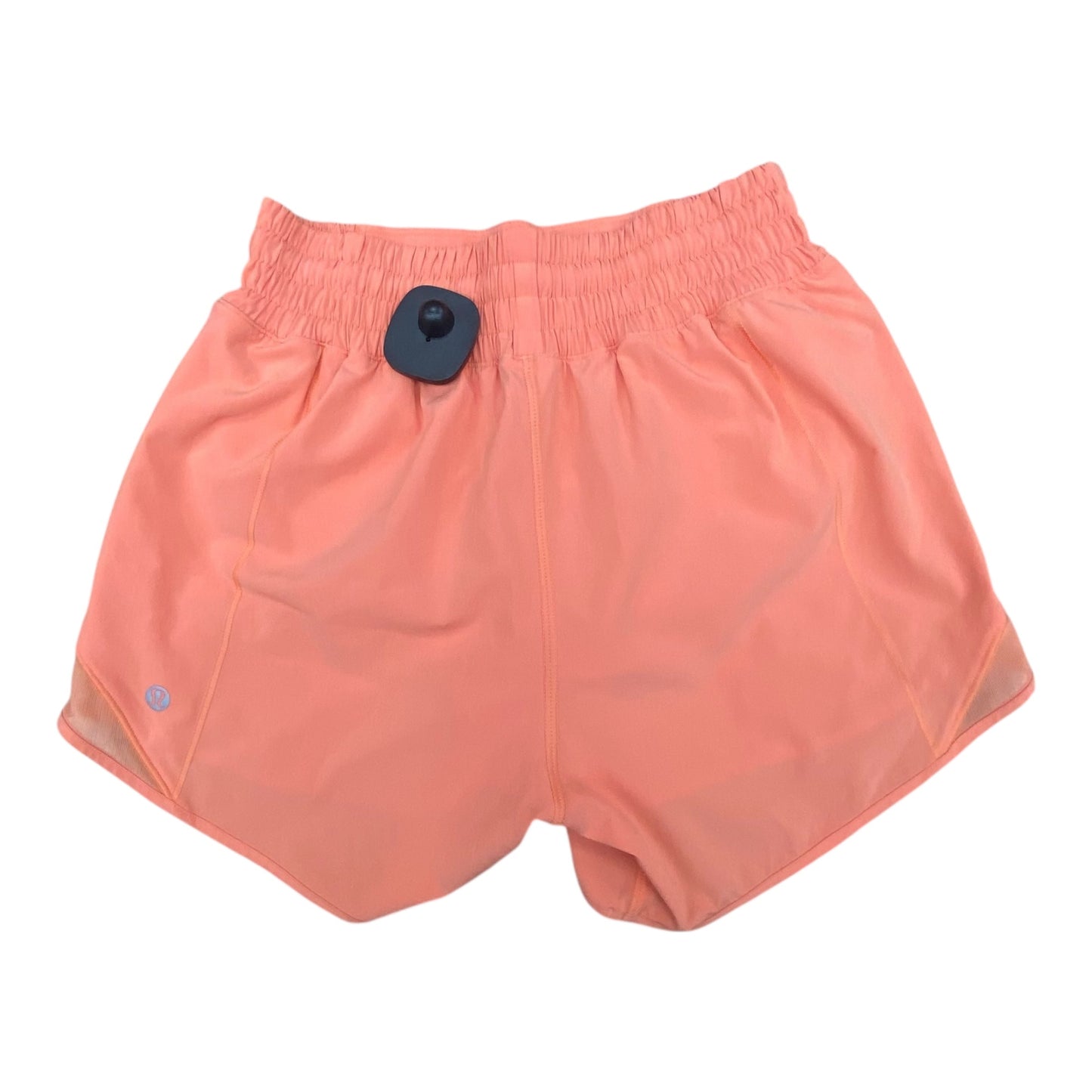 Athletic Shorts By Lululemon In Orange, Size:2