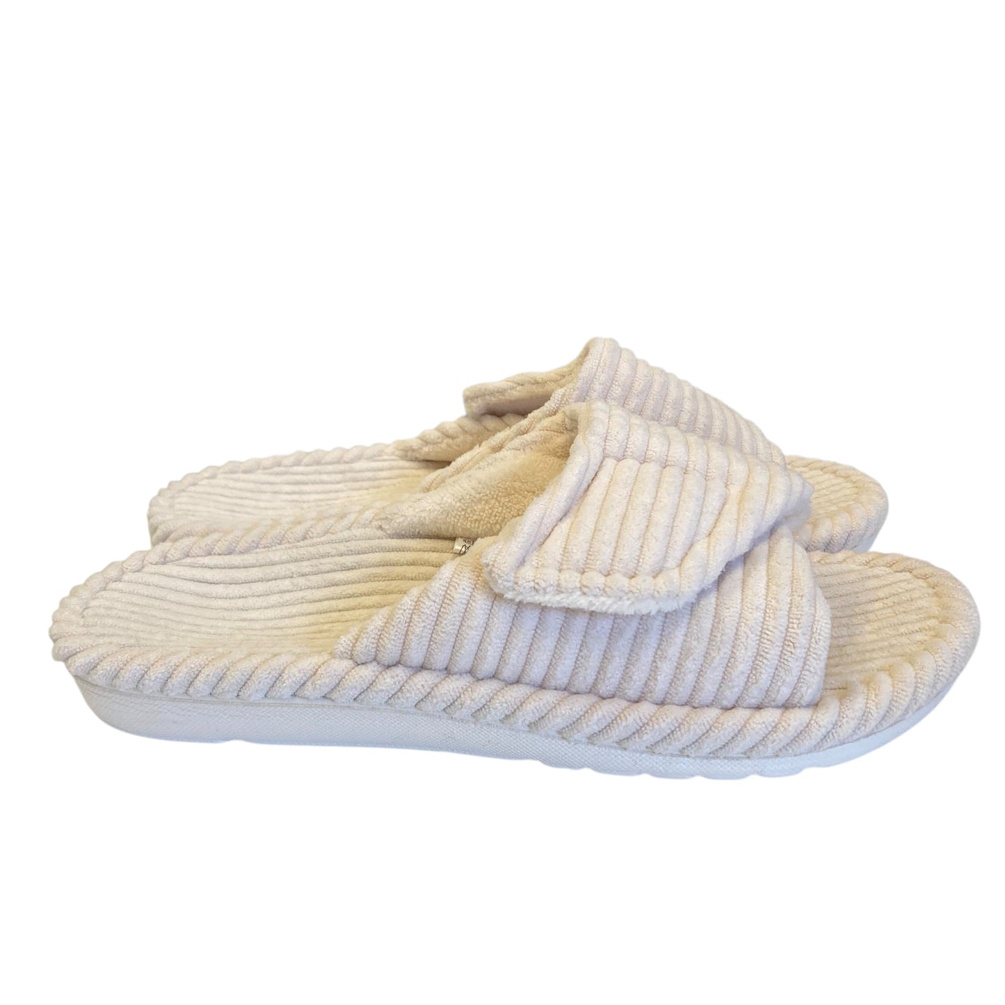 Sandals Flats In Cream, Size:8.5